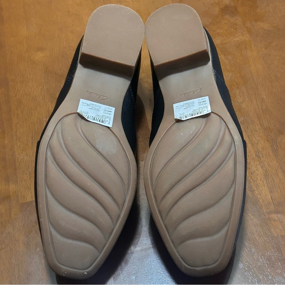 Clarks Women's Juliet Palm-Praline Dress Loafer Black Leather US 11 NWOB RET $95 - Picture 9 of 11
